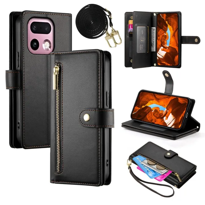 Housse Realme 16 Pro+ Portefeuille avec Bandoulière