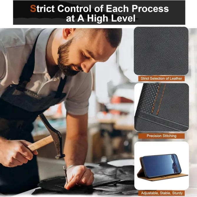 Flip Cover Realme 16 Pro+ Lignes Structurées