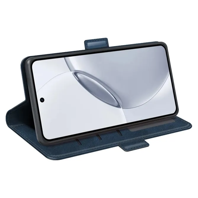 Étui Realme 16 Pro Plus portefeuille revêtement simili cuir mat