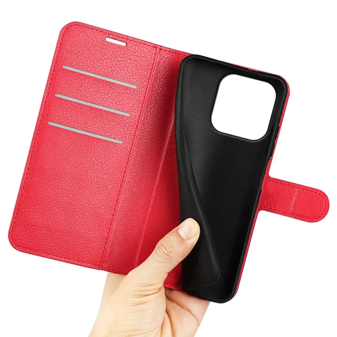 Housse Realme 16 Pro Plus portefeuille style cuir