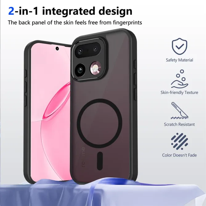 Coque Realme 16 Pro+ Revêtement Mat Magnétique