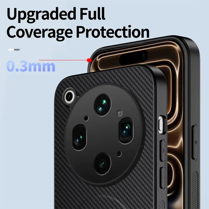 Coque Oppo Find X9 Ultra Magnétique Carbone Support avec 2 Verres Trempés