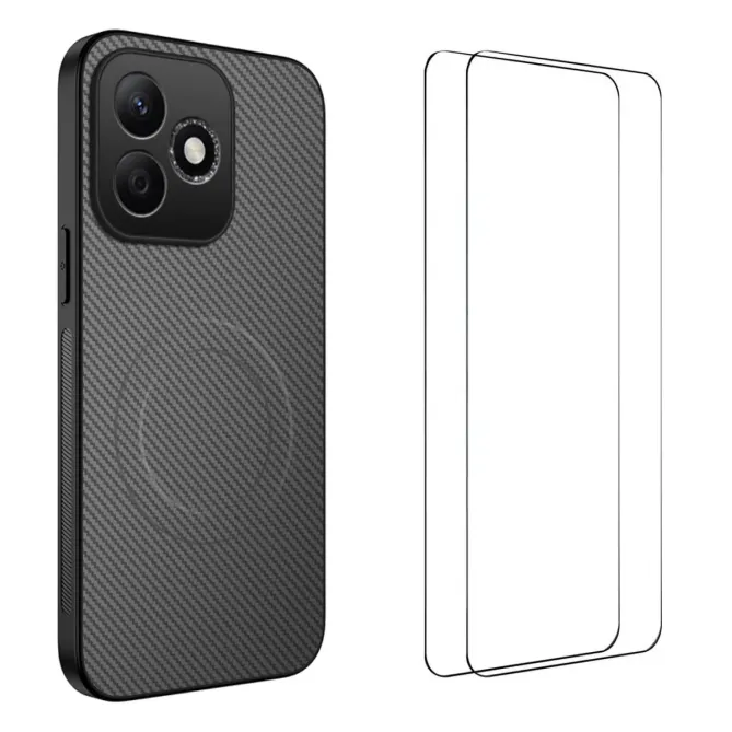 Coque Oppo Find X9 Ultra Magnétique Carbone et 2 Verres