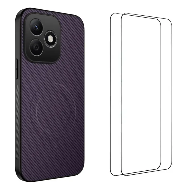 Coque Oppo Find X9 Ultra Magnétique Carbone et 2 Verres