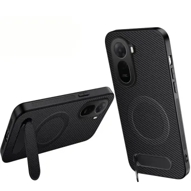 Coque Xiaomi Redmi A7 Pro Magnétique Carbone Fonction Support