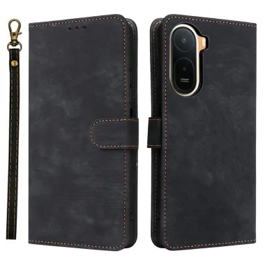 Housse Xiaomi Redmi A7 Pro Rétro avec Lanière de Poignet