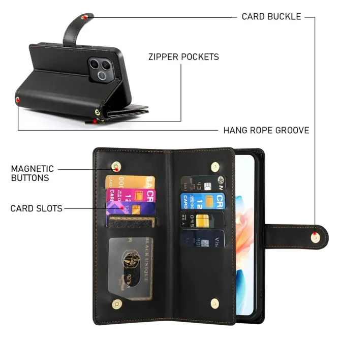 Housse Honor 600 Lite Portefeuille avec Bandoulière et Zip