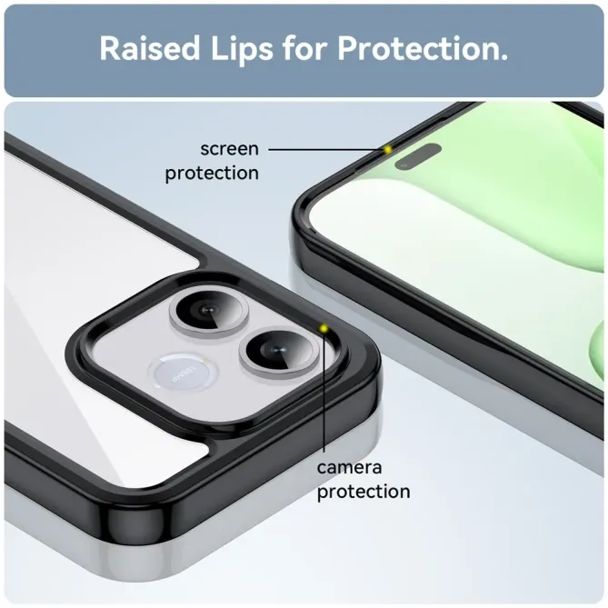 Coque Honor 600 Lite Transparente Contour Couleuré