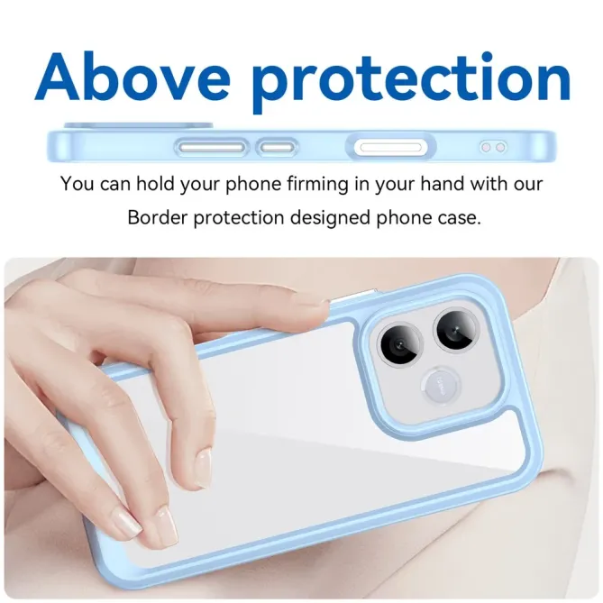 Coque Honor 600 Lite Transparente Contour Couleuré