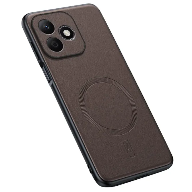 Coque Honor 600 Lite Cuir Magnetic Series