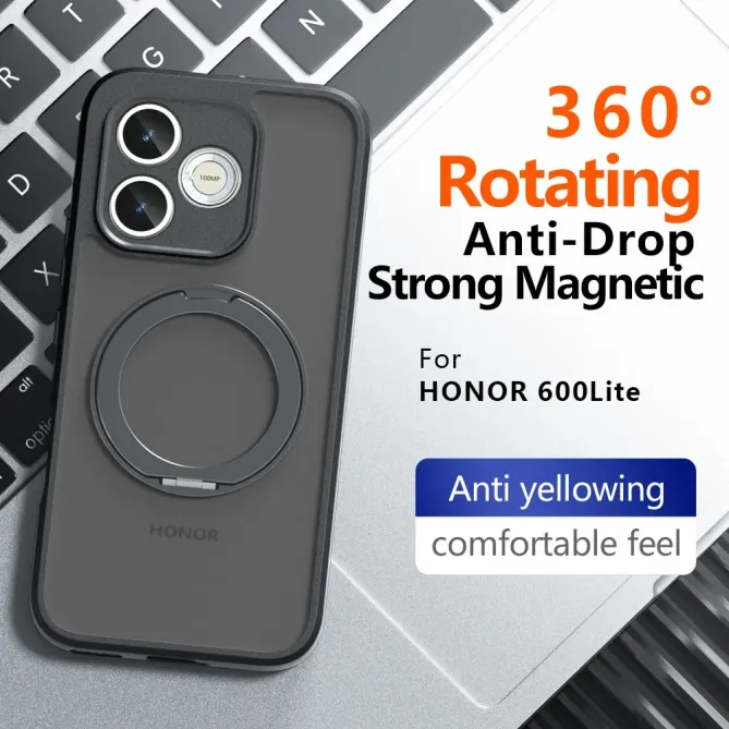 Coque Honor 600 Lite Magnétique Rotation 360°
