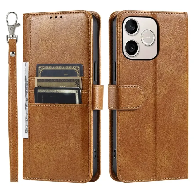 Housse Honor 600 Lite Cuir PU Multi-Cartes Dragonne