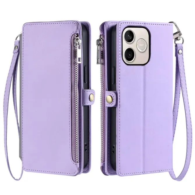 Housse Honor 600 Lite Portefeuille Multi-Rangements Zippée