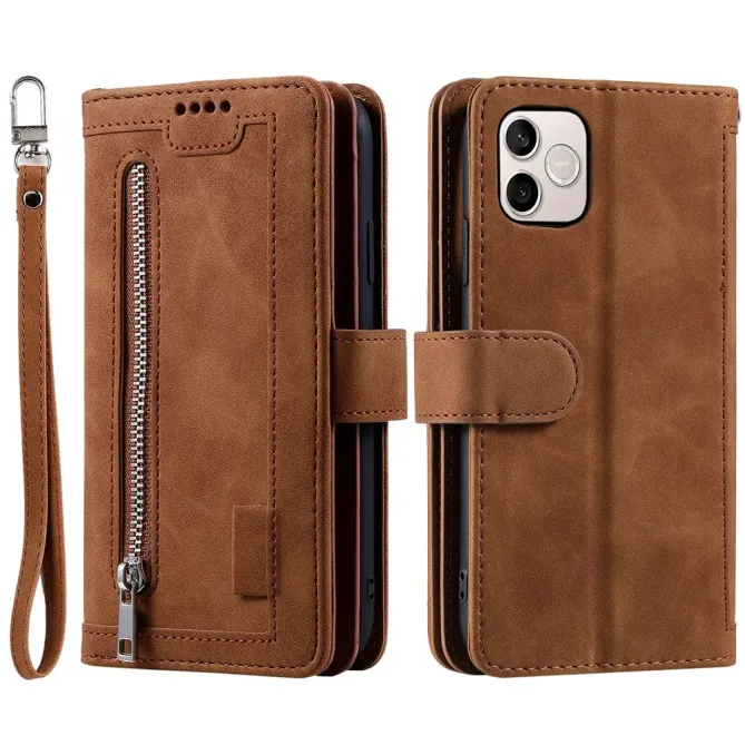 Housse Honor 600 Lite Cuir Zippée Multi-Cartes Dragonne