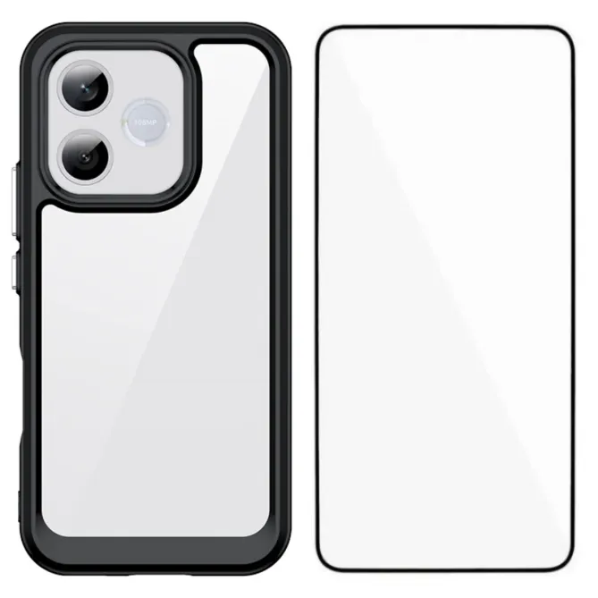 Coque Honor 600 Lite XC Series Transparente avec Verre Trempé
