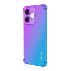 Coque Honor 600 Lite Transparente Bicolore
