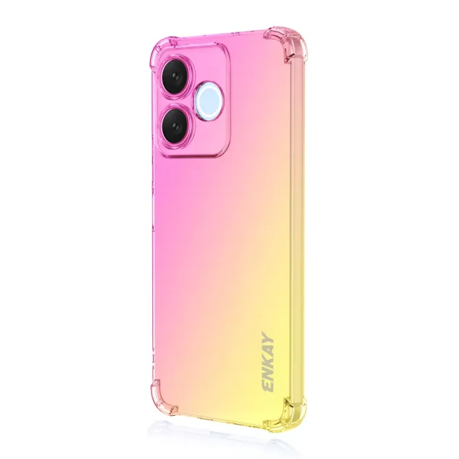 Coque Honor 600 Lite Transparente Bicolore