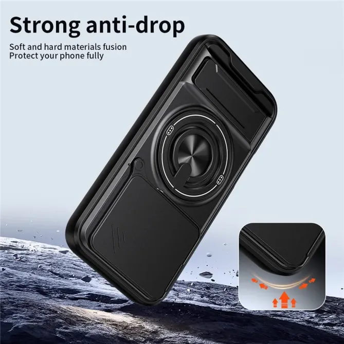 Coque Honor 600 Lite Anneau Magnétique