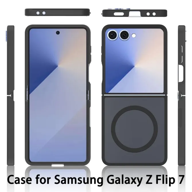 Coque Samsung Galaxy Z Flip 7 Intégrale Magnétique avec Verre Trempé