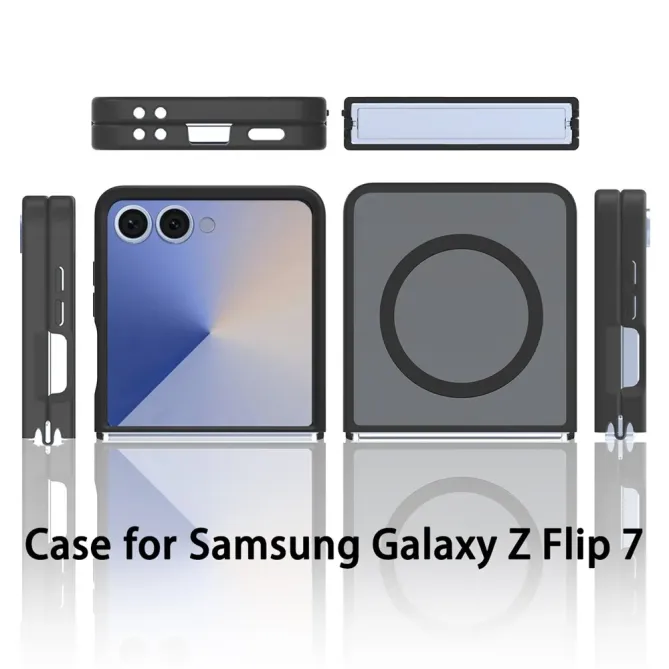 Coque Samsung Galaxy Z Flip 7 Intégrale Magnétique avec Verre Trempé