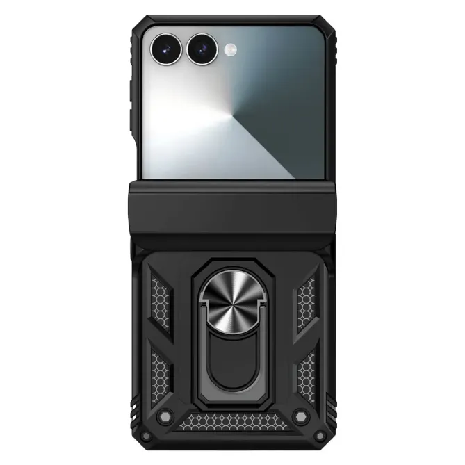 Coque Samsung Galaxy Z Flip 7 Kickstand Charnière Dragonne