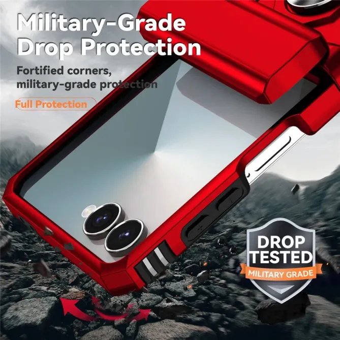 Coque Samsung Galaxy Z Flip 7 Kickstand Charnière Dragonne