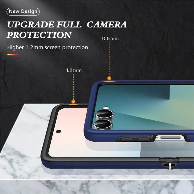 Coque Samsung Galaxy Z Flip 7 Anneau Rotatif Support PC