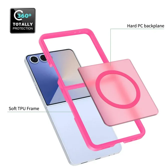 Coque Samsung Galaxy Z Flip 7 Intégrale Magnétique avec Verre Trempé