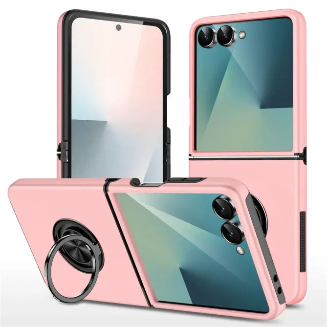 Coque Samsung Galaxy Z Flip 7 Anneau Rotatif Support PC