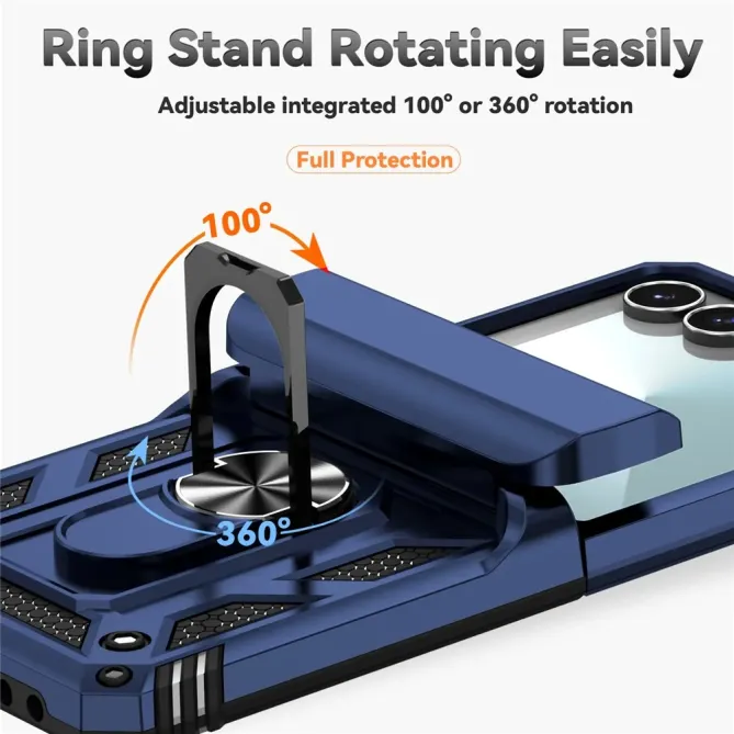 Coque Samsung Galaxy Z Flip 7 Kickstand Charnière Dragonne