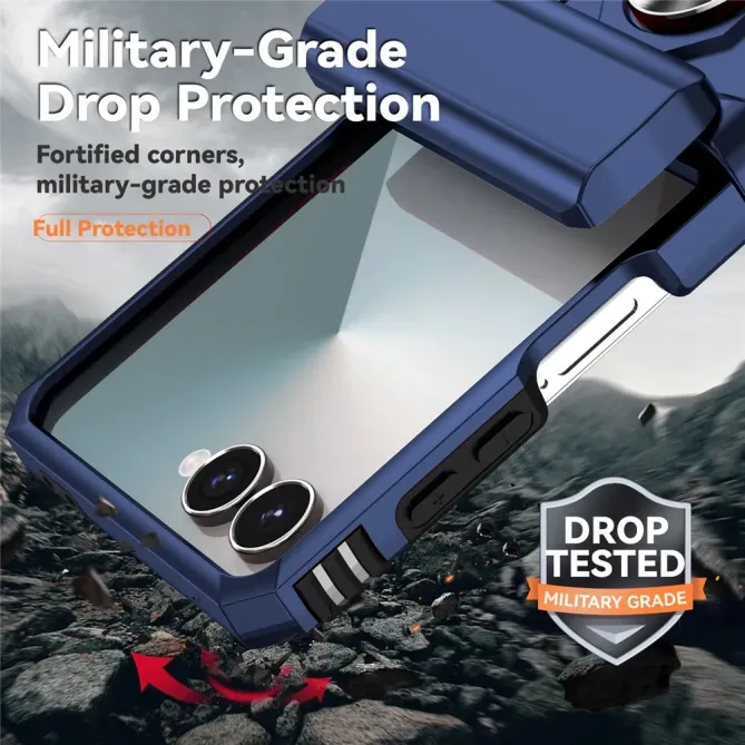 Coque Samsung Galaxy Z Flip 7 Kickstand Charnière Dragonne