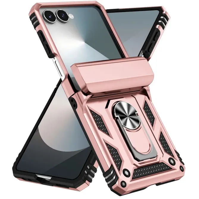 Coque Samsung Galaxy Z Flip 7 Kickstand Charnière Dragonne