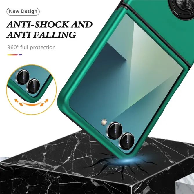 Coque Samsung Galaxy Z Flip 7 Anneau Rotatif Support PC