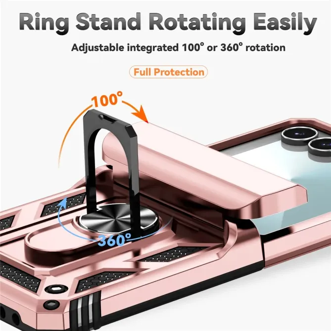 Coque Samsung Galaxy Z Flip 7 Kickstand Charnière Dragonne