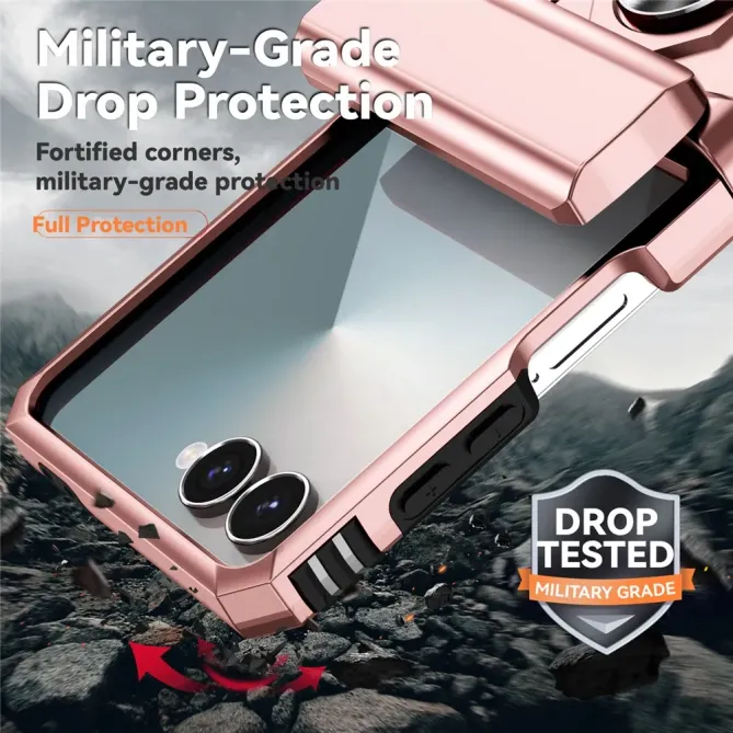 Coque Samsung Galaxy Z Flip 7 Kickstand Charnière Dragonne