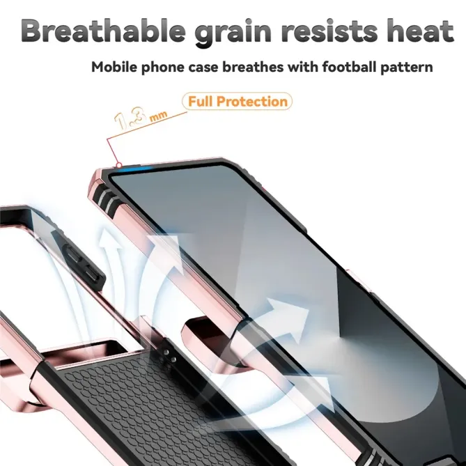 Coque Samsung Galaxy Z Flip 7 Kickstand Charnière Dragonne