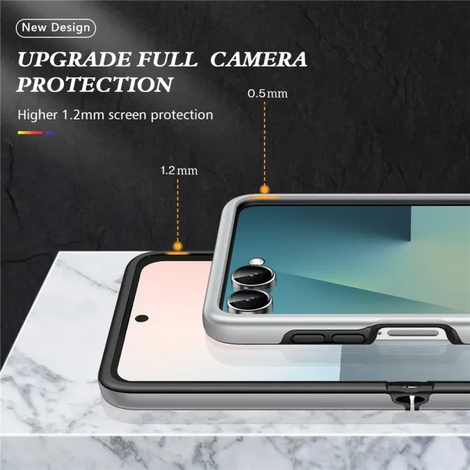 Coque Samsung Galaxy Z Flip 7 Anneau Rotatif Support PC