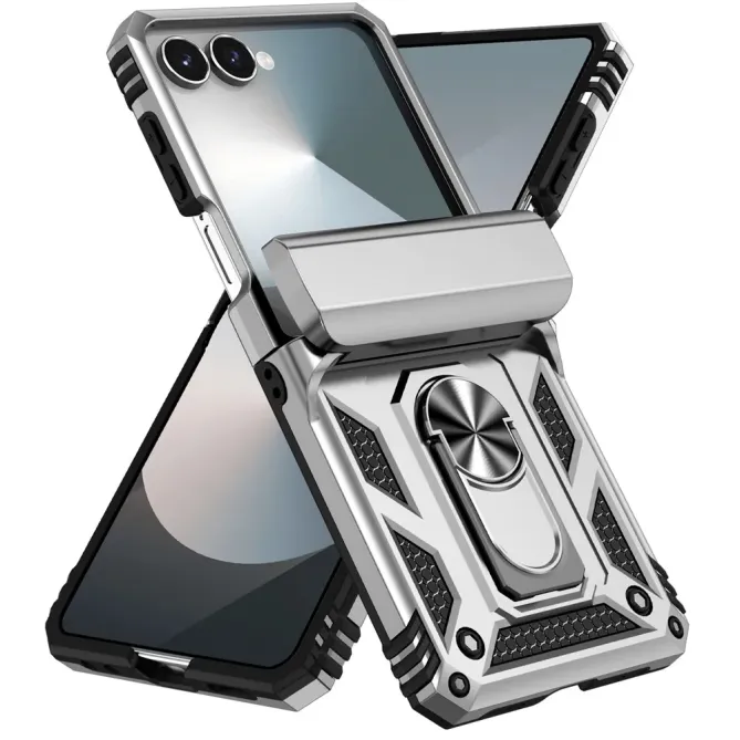 Coque Samsung Galaxy Z Flip 7 Kickstand Charnière Dragonne