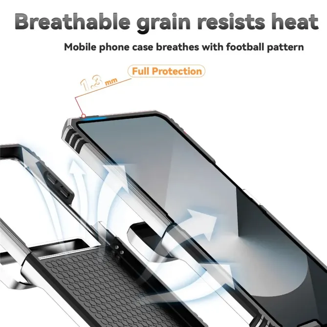 Coque Samsung Galaxy Z Flip 7 Kickstand Charnière Dragonne