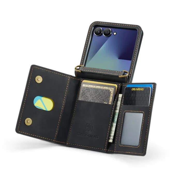 Coque Samsung Galaxy Z Flip 7 Porte-Cartes DG.MING M2