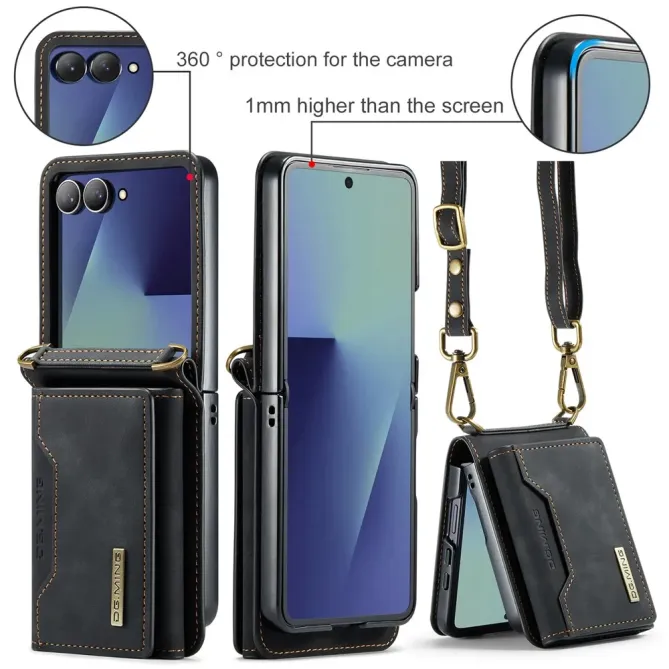 Coque Samsung Galaxy Z Flip 7 Porte-Cartes DG.MING M2