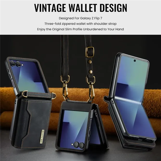 Coque Samsung Galaxy Z Flip 7 Porte-Cartes DG.MING M2