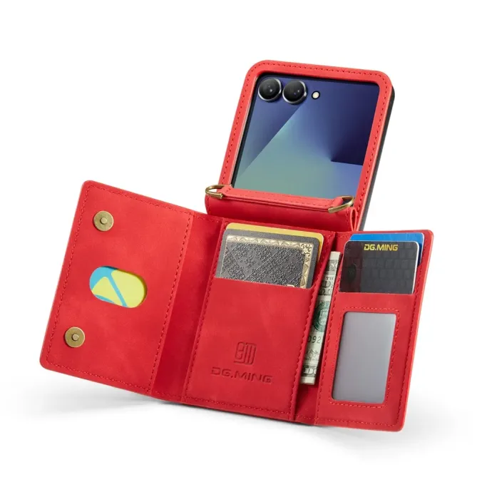 Coque Samsung Galaxy Z Flip 7 Porte-Cartes DG.MING M2