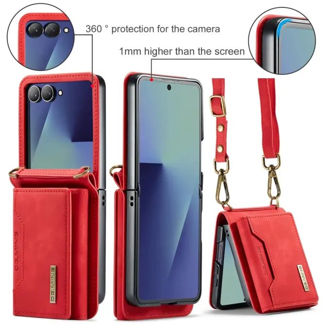 Coque Samsung Galaxy Z Flip 7 Porte-Cartes DG.MING M2