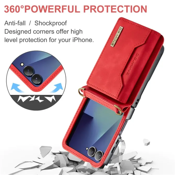 Coque Samsung Galaxy Z Flip 7 Porte-Cartes DG.MING M2