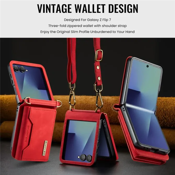 Coque Samsung Galaxy Z Flip 7 Porte-Cartes DG.MING M2
