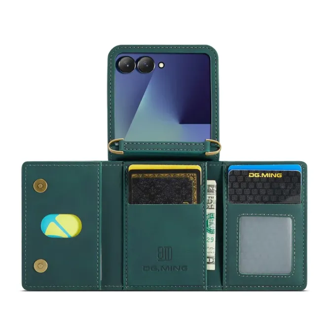 Coque Samsung Galaxy Z Flip 7 Porte-Cartes DG.MING M2