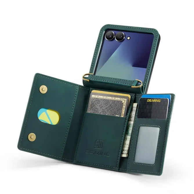 Coque Samsung Galaxy Z Flip 7 Porte-Cartes DG.MING M2