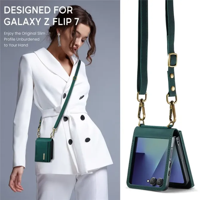 Coque Samsung Galaxy Z Flip 7 Porte-Cartes DG.MING M2