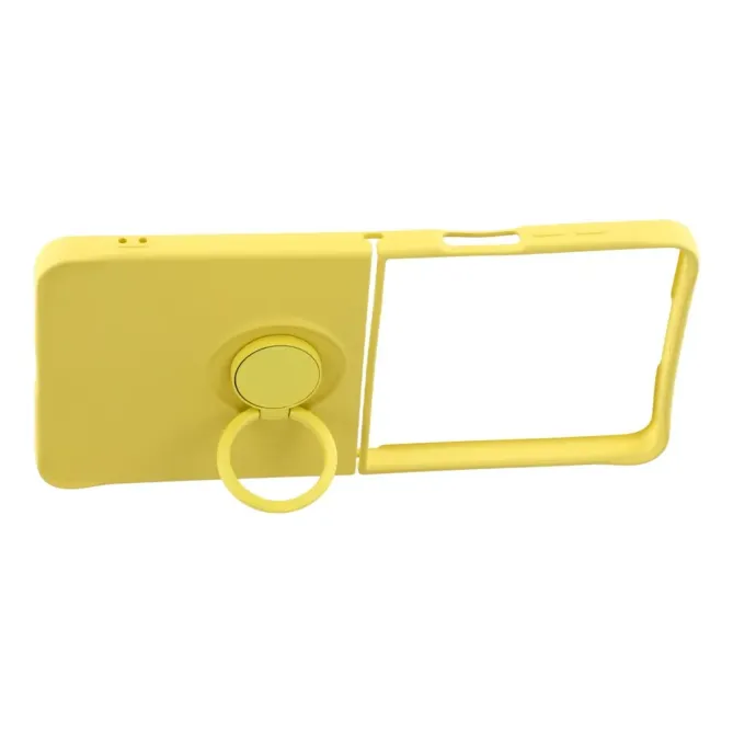 Coque Samsung Galaxy Z Flip7 Silicone Liquide Anneau Support